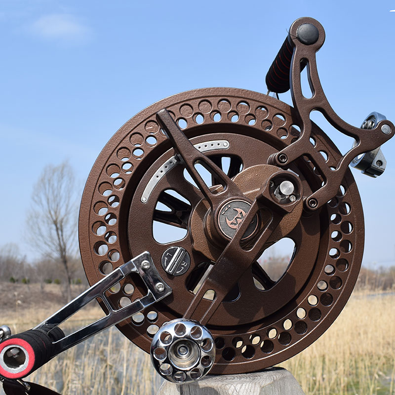 Kite wheel variable-speed kite wheel upscale wire wheel handwire pan 1: 2 fast take-up wheel Weifang professional kite wheel