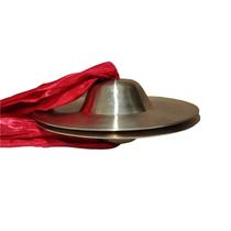 Thickened pure copper copper polished sub-small bright hairpin brass cymbal thump square dance percussion instrument