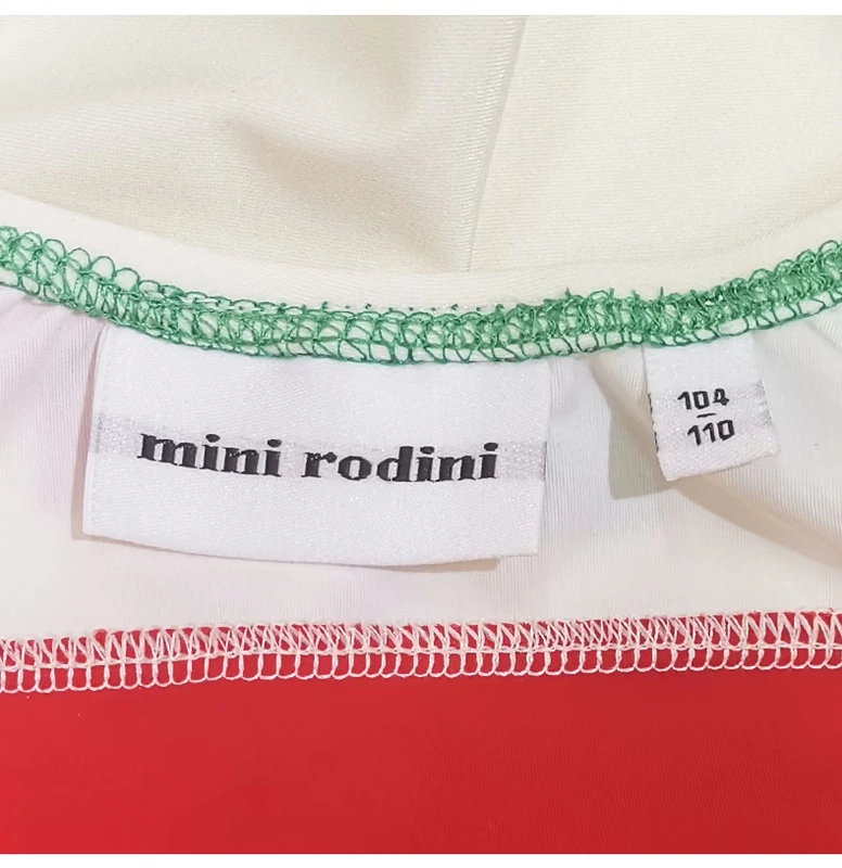 Minirodini Thụy Điển 2020 áo tắm thể thao màu khối Tutto Bene series cô gái mùa xuân - Đồ bơi trẻ em