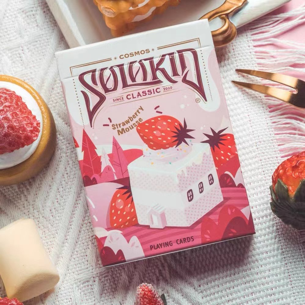 Solokid Strawberry Mousse, Tianhuang Nichuan Deer Planet Sunshine Lemon Flower Cut Collection of Lovely Poker