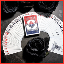  (Yu Ci Flower cut)BicycleOMBRE red and blue gradient bicycle brand Limited magic collection Poker solitaire