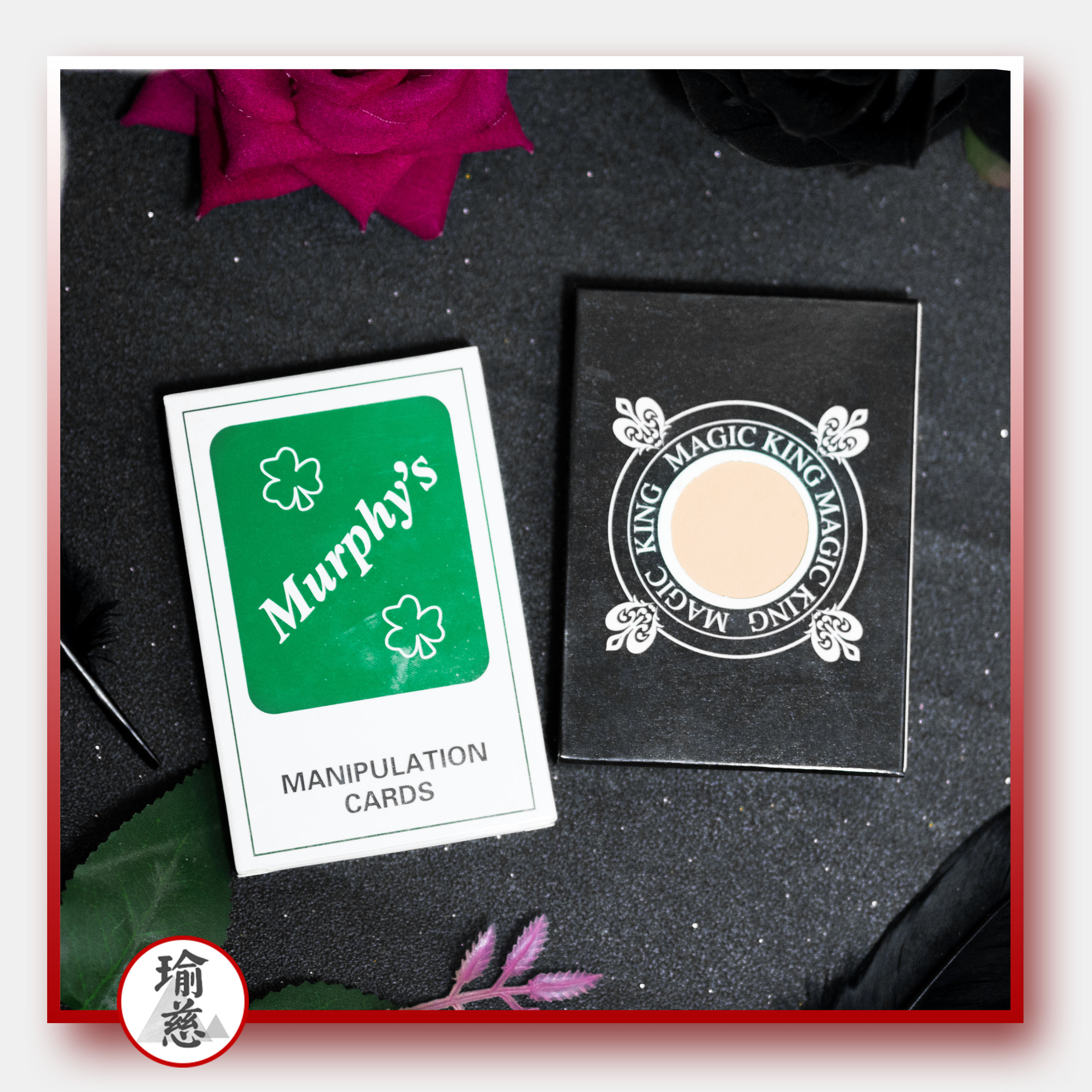 (yocie flower cut) karate out of the cards stage magic props card practice cards