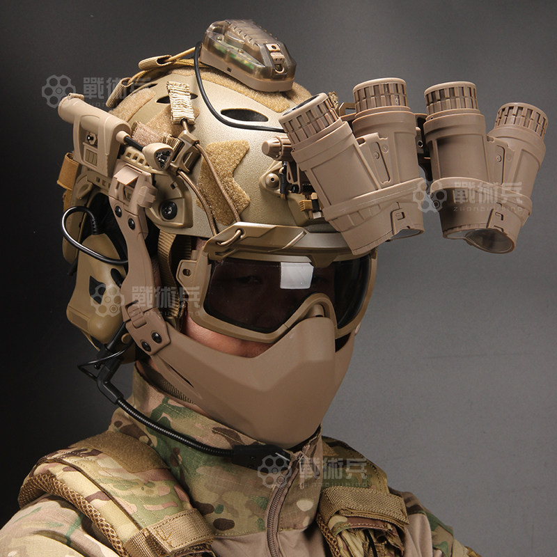 Tactical Soldier Seal FAST SF Second-generation Tactical Safety Helmet Night-vision Mask Headphone Goggle Suit Outfit