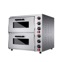 Dongbei electric oven commercial double-layer baked bread pancake pizza oven two-layer two-plate oven oven PSL-2M
