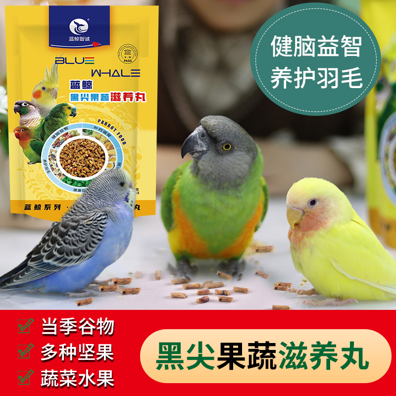 Blue Whale Black Tip Fruit and Vegetable Nourishing Pills Parrot Exclusive Nutrients Various Nuts Various Nutritional Elements Nutritional Balance Blue Whale Black Tip Fruit and Vegetable Nourishing Pills Parrot Exclusive Nutrients Various Nuts Various Nutritional Elements Nutritional Balance