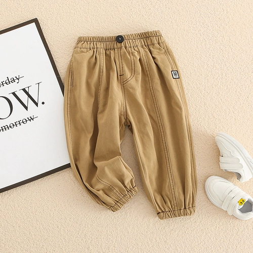 Детская летняя одежда, осенние штаны для отдыха для мальчиков, коллекция 2021, осенняя