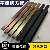  Glass door handle Stainless steel thick handle Frameless door Wooden door handle Red bronze black handrail spot