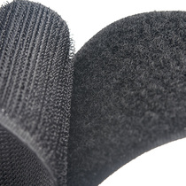 Extra wide Velcro super wide nylon male and female adhesive buckle without back glue black and white burr mutual sticky strip 6-10 cm wide