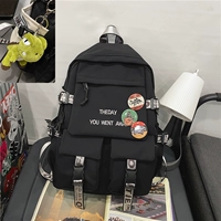 Черный значок, динозавр, подвеска