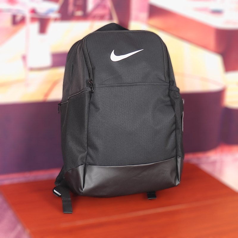 Nike Men's and Women's Logo Printed Sports and Leisure Pure Color Student School Bag Backpack Dh7709-010 Nike Men's and Women's Logo Printed Sports and Leisure Pure Color Student School Bag Backpack Dh7709-010