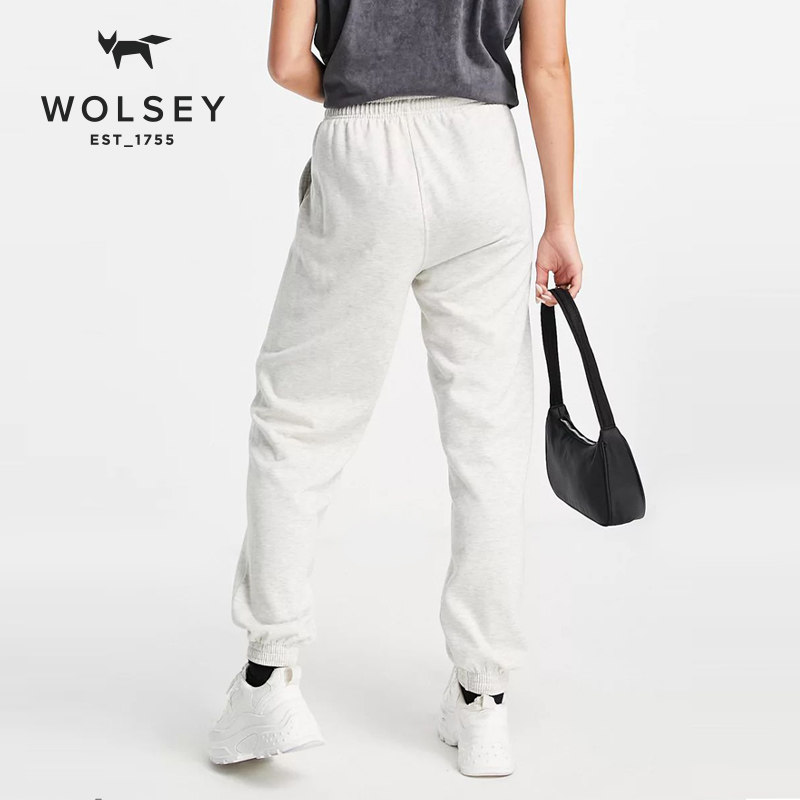 英国皇室266年品牌 Wolsey 男女同款 秋冬加厚加绒时尚运动裤 天猫优惠券折后￥99包邮（￥599-500）2色可选