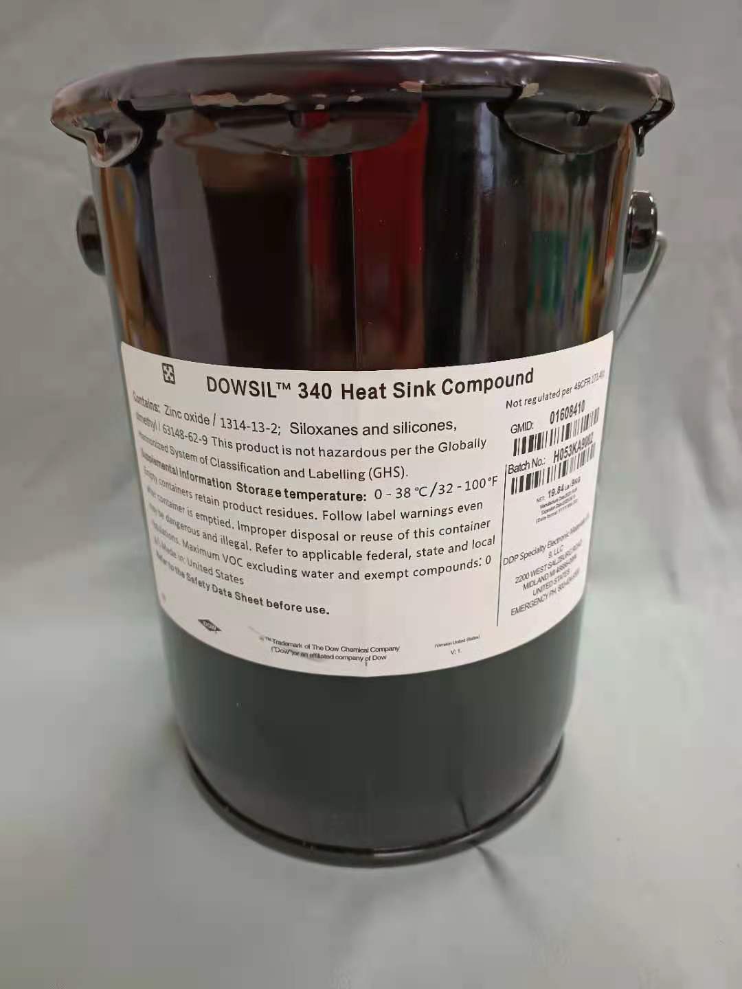 道康宁DC340导热硅脂散热硅脂CPU散热膏散热器LED散热膏导热胶9kg