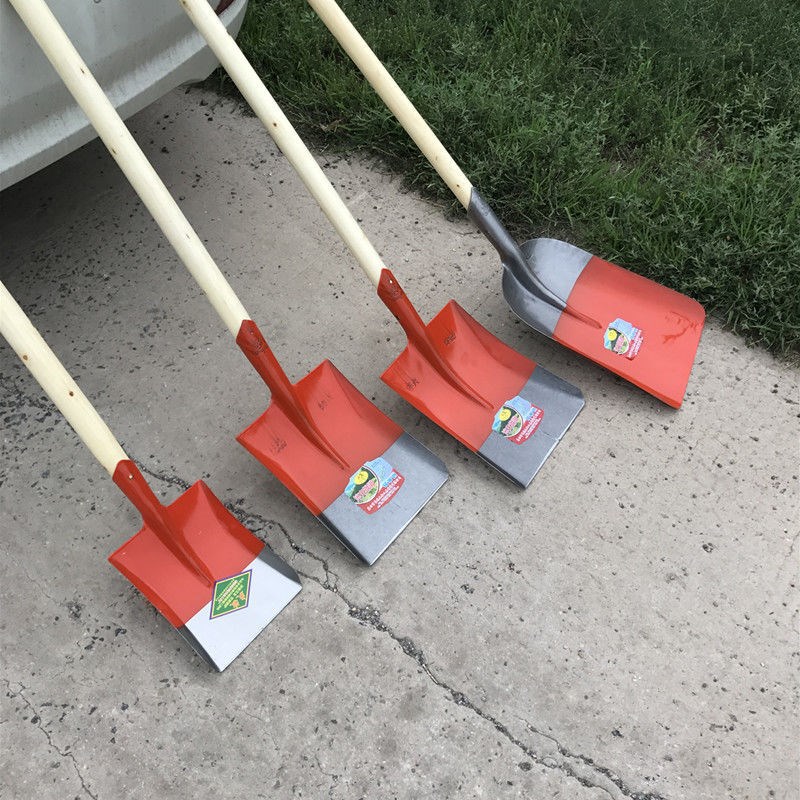 Agricultural manganese steel shovel small number wooden handle garbage shovel landscaping art digging earth shovel for more shovels and shovels and shovels clear dung