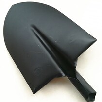 Agricultural Combat Readiness Shovel Scoop Dug Earth Outdoor Shovel Round Head Thickened Flower Shovel Dig Tree Shovel Pointed Iron Milling Full Steel Shovel