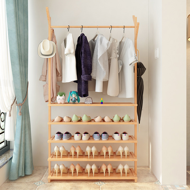 Shoe shelf simple home door multi-layer storage dormitory dust-proof shoe cabinet space-saving economical special rack