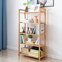 Nanzhu Shelf Simple Living Room Floor Bookshelf Room Containing Rack Storage Rack Toilet Bathroom Shelving Shelf Floor Shelf