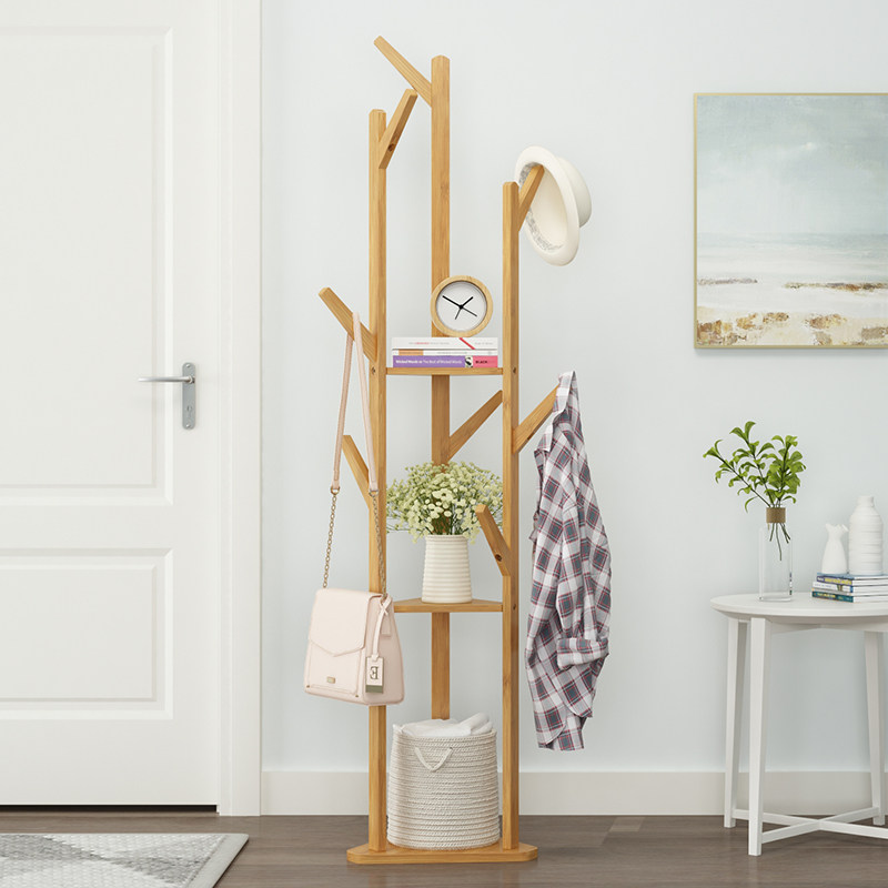 Cloakhat rack Easy landing bedroom Home hanging clothes hanger minimalist modern shelving room clothes rack Provincial space