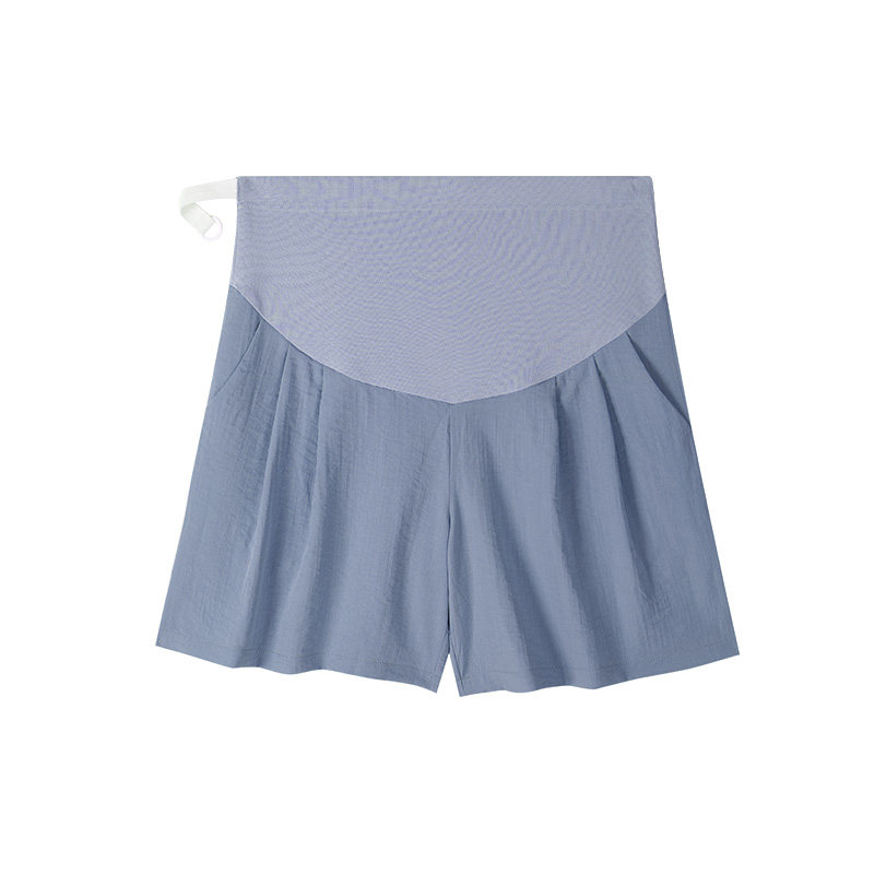 Maternity Shorts for Summer, Thin and Large Size, with Belly Support, Suitable for Pregnant Women, Yamamoto Style, Summer Wear Pants — 1