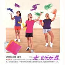 Carlemian Sandbag Silk Scarf Early Teach Kindergarten Children Fitness Toy Game Lost Sandbag Throwing Bean Bag Silk Scarves