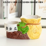 Керамический большой креативный цветочный горшок для домашнего использования для гостиной