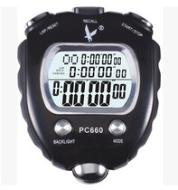 Tianfu PC660 (luminous) three-row 100-channel stopwatch electronic stopwatch timer multi-function stopwatch
