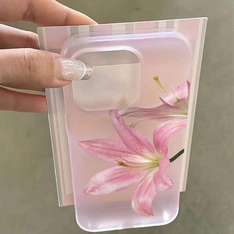 Suitable for Apple 17/16 Phone Case, Pink Morning Glory Phone15/14Promax Simple Anti-Drop 13 New Model for Women 12Mini Transparent White 11 Soft Air Case XS Protective Cover Plus Good-Looking 8 Suitable for Apple 17/16 Phone Case, Pink Morning Glory Phone15/14Promax Simple Anti-Drop 13 New Model for Women 12Mini Transparent White 11 Soft Air Case XS Protective Cover Plus Good-Looking 8