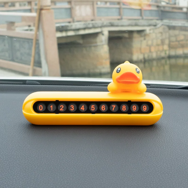 Привет Кити, B.Duck, подлинная парковочная стойка для автомобиля, электрическая машина, телефон, чехол для пропуска в дорогу