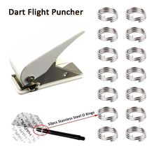 1pc Darts Flights Puncher Dart Wing Hole Punch tool Plus 50p