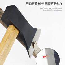 Ax for splitting firewood special ax for outdoor woodworking hand-forged high manganese steel all-steel mountain ax fire ax