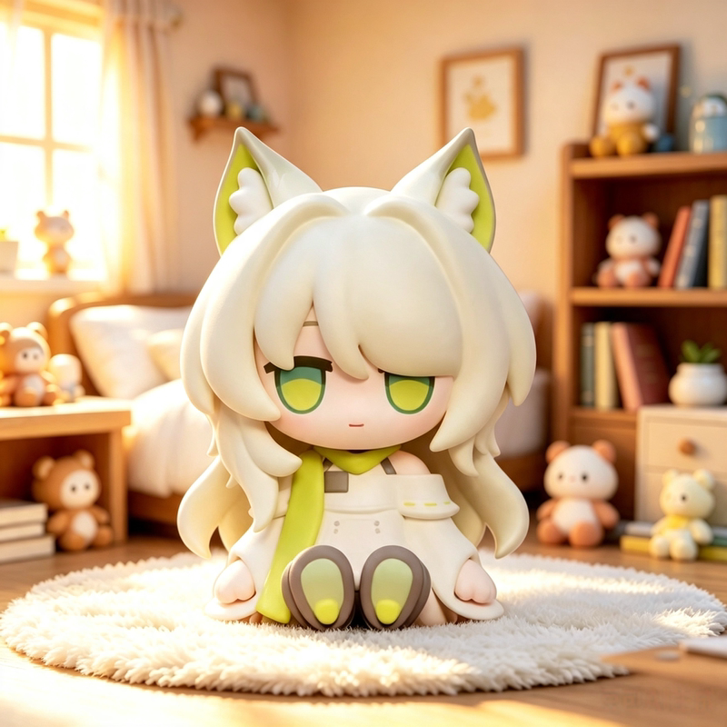 Arknights Kelsey - Enhentome Cute Girl Figure Game Peripheral Cute Desktop Ornament Model Gift