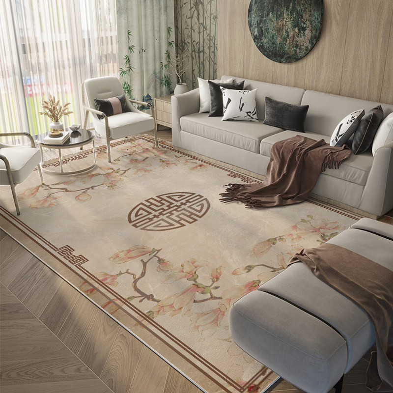 New Chinese style Carpet Living Room 2022 New resistant and easy to handle washable Large size Thickened Encrypted Ground Mat