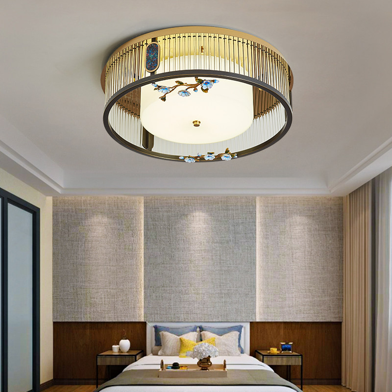 New Chinese style ceiling light bedroom light 2022 new Chinese style Zen master bedroom room light modern Chinese style dining room light