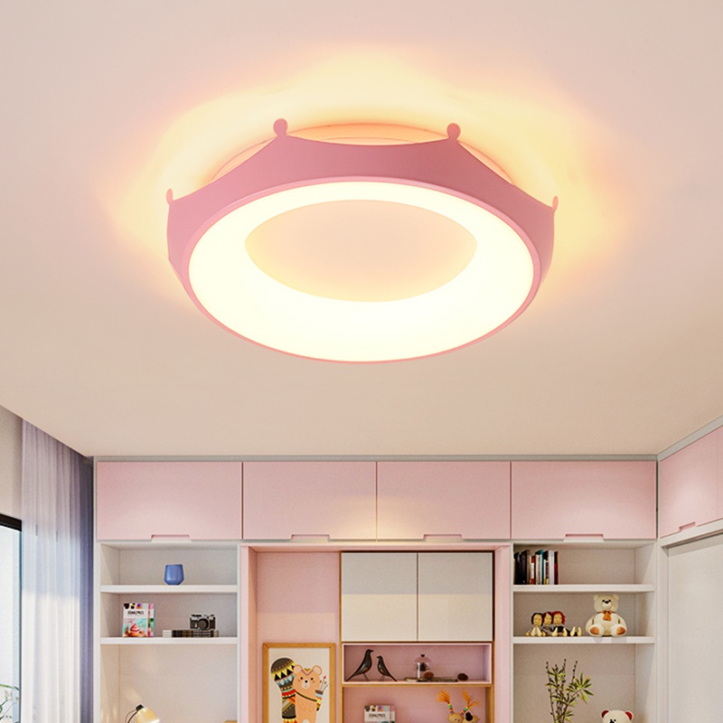 Nordic children's room lights led ceiling lights modern simple and warm ins girls boys room bedroom creative lamps