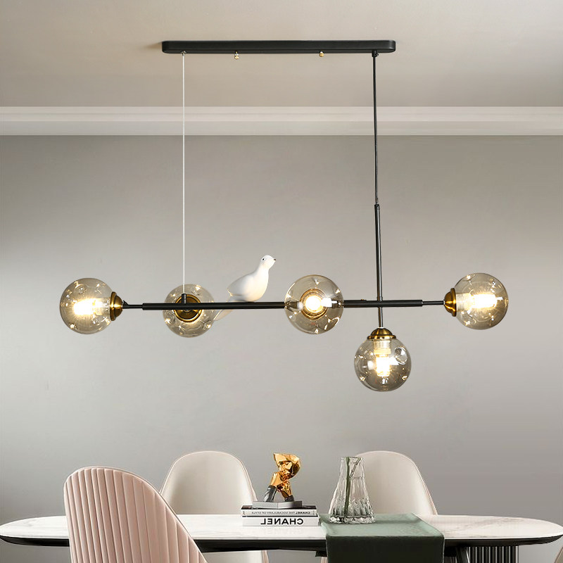 All-copper dining room chandelier Nordic style bird simple modern creative dining room table lamp 2020 new lighting