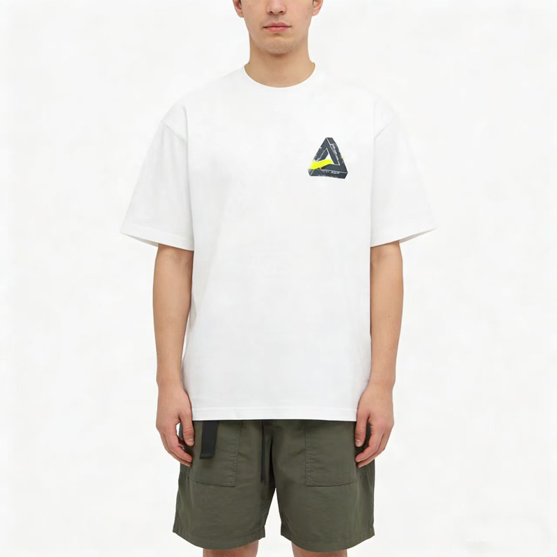 Palac Co-Branded Fw25 Tri Swoosh T-Shirt Printed Heavyweight Pure Cotton Round Neck Short-Sleeved T-Shirt