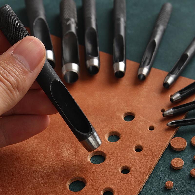 Home Beating Eye Belt Round Punch Belt Punch Hole Instrumental Punch Hole Instrumental Punching Tool punching head Divine Instrumental Die Drilling
