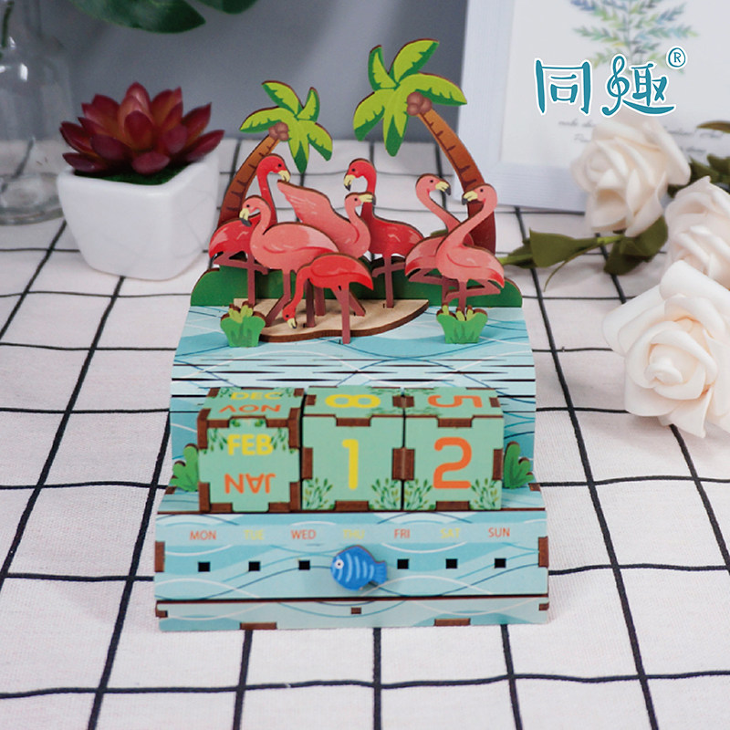 Same anecdotics dreamlike firebird assembly desktop swing piece DIY creative home adornment table white gift