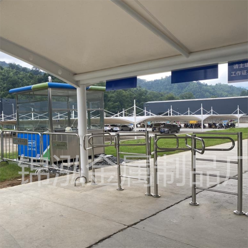 Mall supermarket one-way entrance and exit turnstile door only to not be able to swing brake channel semi-high transfer brake manual one-way turnstile