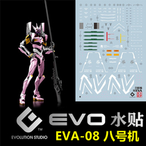 (EVO) RG 1:144 EVA TYPE 08 8 machine (true Hippo) fluorescent water sticker