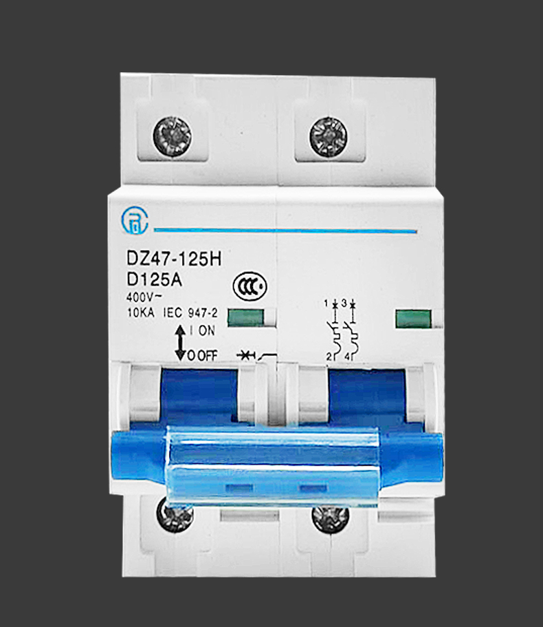 Shanghai people power air switch breaker DZ471-4P100A short circuit overload protection home 220V