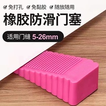 Porte pare-brise Stopper Anticollision Plaque murale Gear Anti-Pinch Main Door Gear Special Home Perforated Door Stopper Baby Safety Door Stopper