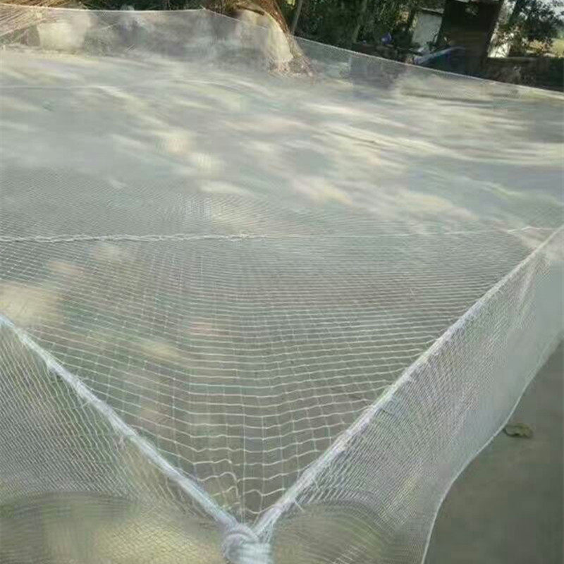 White nylon net professional custom aquaculture fishing net pull net cage net anti bird net safety net fence net insect proof net
