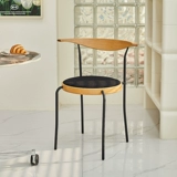 NORCHAIR ретро-роговое настольное кресло, простой домашний стул со спинкой для гостиной, обеденный стул, Интернет-дизайнерский стул для отдыха знаменитостей