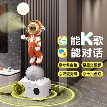 Professional hifi speaker dual microphone karaoke wifi