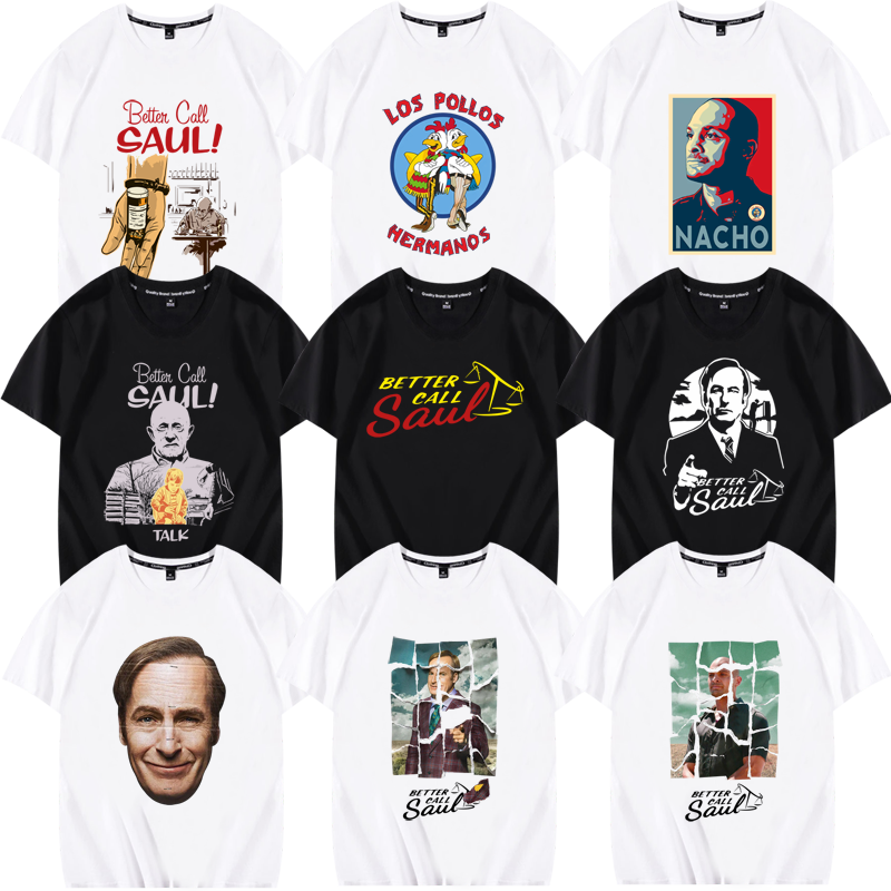 Юрист из Breaking Bad Better Call Saul вокруг коротко рукавной футболки-майки