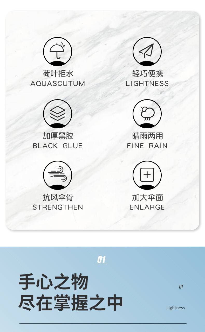 NexyCat 八骨全自动 加固折叠伞 图2
