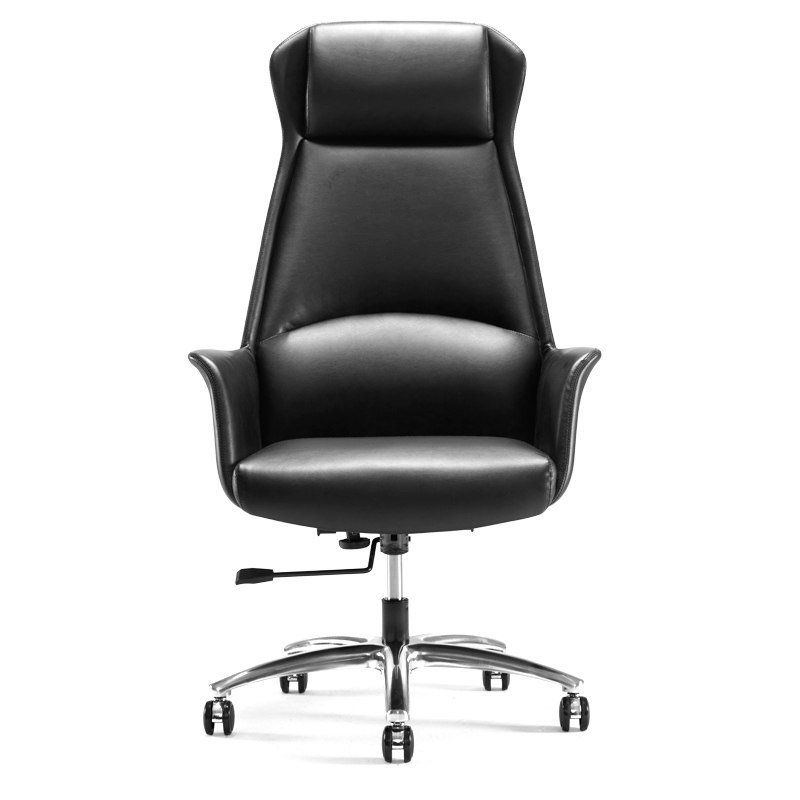 Boss chair Big chair Manager chair High-grade leather simple and comfortable sedentary office chair lift can be recliner