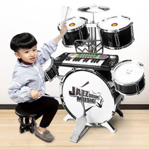 Large drum set for children beginners drum instruments toys baby boys 1-3-6 years old jazz drum gifts