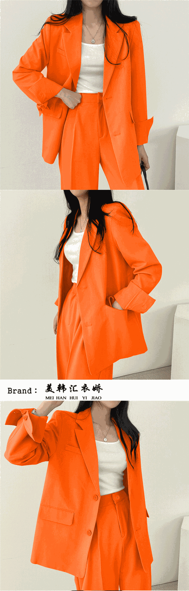 Трансграничная торговля, розовый пиджак классического кроя, осенний дизайнерский комплект, тренд сезона              