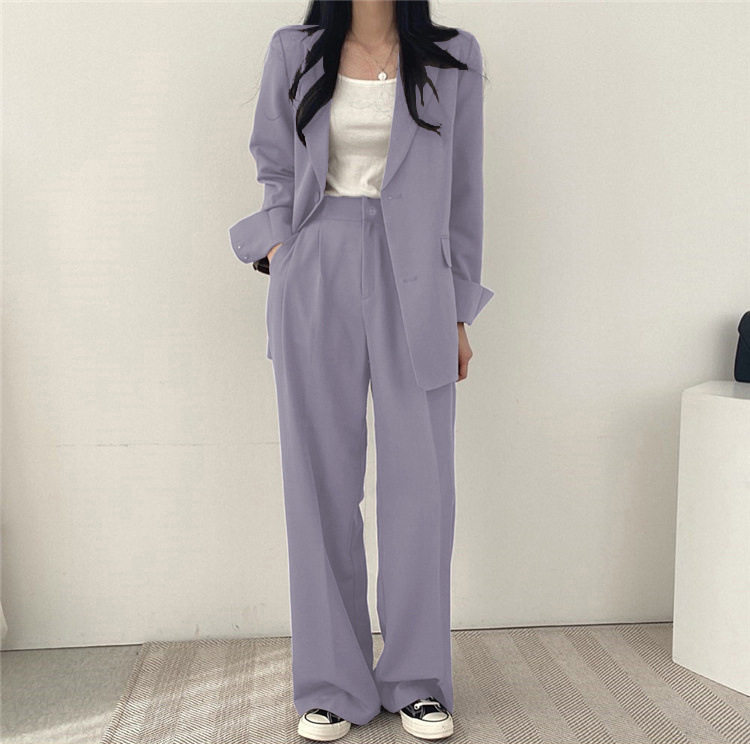 Трансграничная торговля, розовый пиджак классического кроя, осенний дизайнерский комплект, тренд сезона              